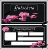 100 Stück Geschenkgutscheine Black